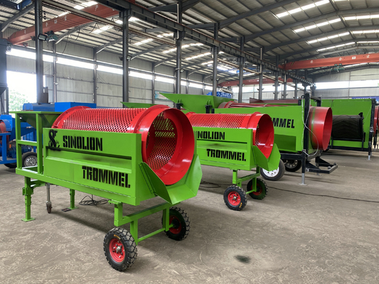 Drum Rotary Sieve Sifter for Compost Screener Topsoil Worm Fertilizer Mini Trommel Screen