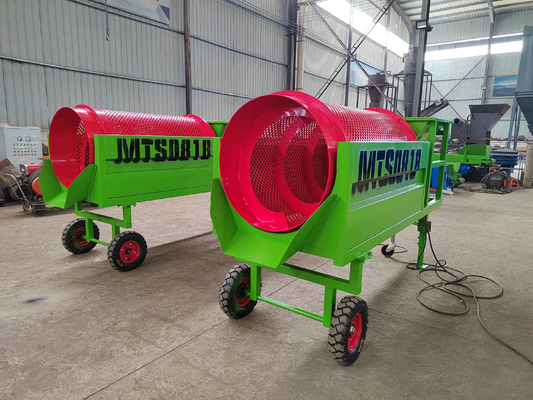 Small Processing Capacity Mobile Rotary Screening Equipment with High Recovery Rate