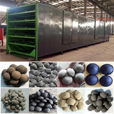 Bar Shape Dry Material Coal Briquettes Continuous Production Conveyor Mesh Belt Dryer