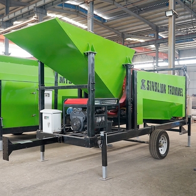 Wood Chip Mulch Trommel Screen for Fertilizer and Biomass Efficiency Requirement