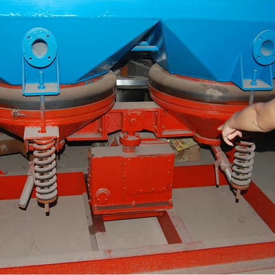 25TPH Diamond Gold Mining Jig Machine with 80%-90% Recovery Rate 4500 KG Capacity