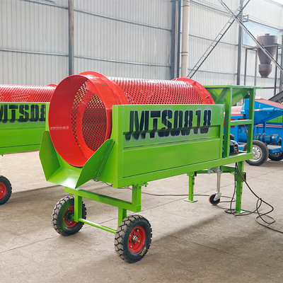 15 m3/h Capacity Compost Drum Sieve Trommel Screen for Organic Fertilizer Production