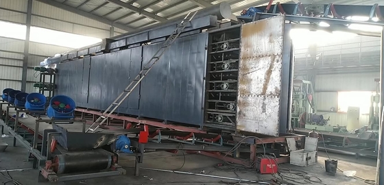 Continuous Production Mesh Belt Dryer for Charcoal Coal Coke Briquettes Complete Plant