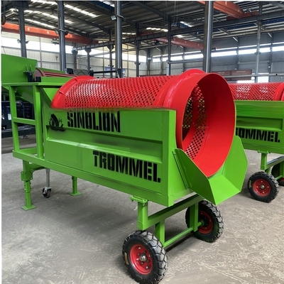 Topsoil Trommel Screening Machine with Feeding Size Less Than 300mm 3.15*1.1*1.65m
