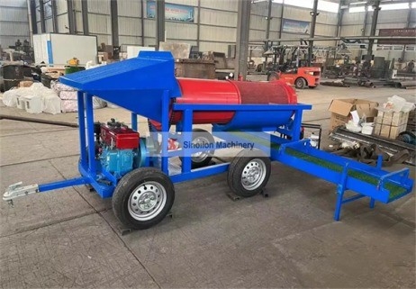 Movable Gold Processing Machine in Red Color with and Lifelong Spare Parts Supplying