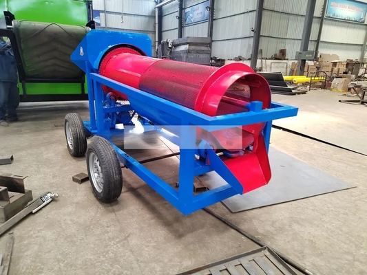 Movable Gold Processing Machine in Red Color with and Lifelong Spare Parts Supplying
