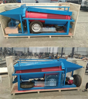 Movable Gold Processing Machine in Red Color with and Lifelong Spare Parts Supplying