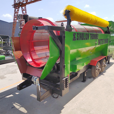 110v-440v Voltage Mobile Mini Trommel Screen Gold Wash Plant for Mining Separation