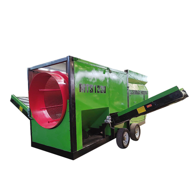 Advanced Mining Separation Mobile Trommel Screen for Municipal Solid Waste Management