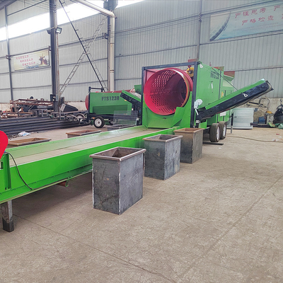 Mining Separation Mobile Trommel Washing Machine 2000 KG Portable Rotary Drum Screen