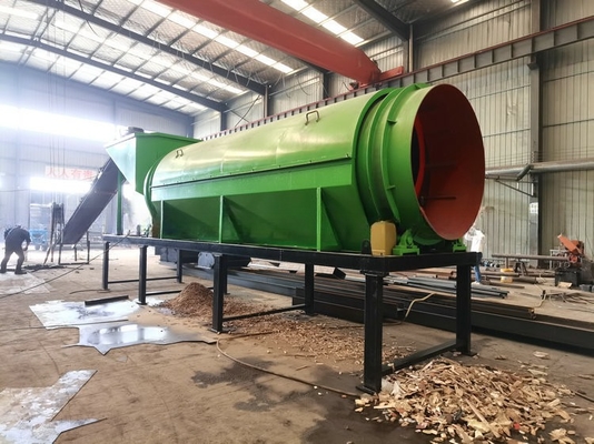 Compost Processing Trommel Screen with Circular Design and Feeding Size less than 300mm