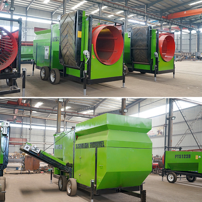 95% Efficiency Trash Drum Screen Complete Set of Waste Sorting Equipment for Home