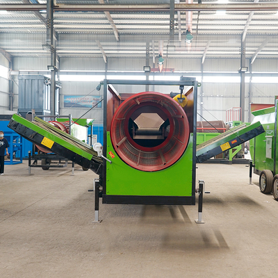 95% Efficiency Trash Drum Screen Complete Set of Waste Sorting Equipment for Home