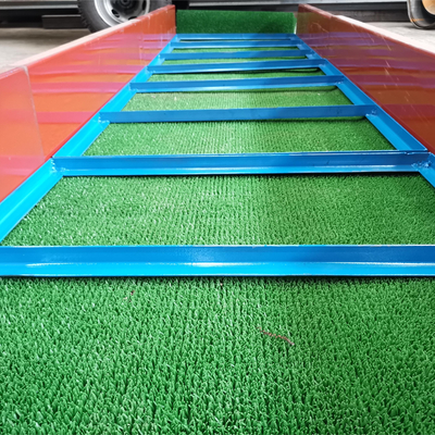 1000*6000 Alluvial Sand Gold Washing and Sluice Box with 98% Recovery Rate