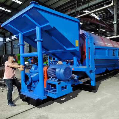 Portable Sand Gold Washing Processing Plant Trommel Screen for Discharge Size Request