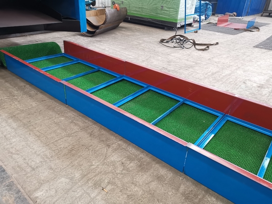 1000*6000 Alluvial Sand Gold Washing and Sluice Box with 98% Recovery Rate