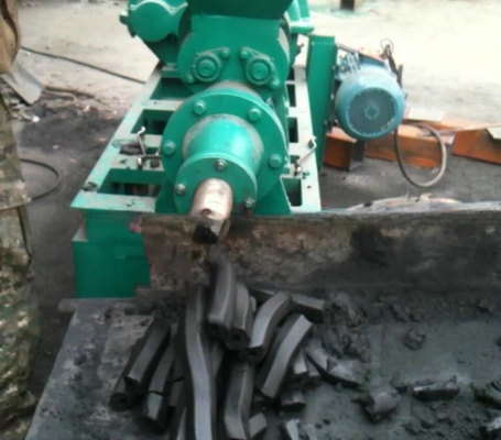 Hexagon Shape Charcoal Coal Extruder Press Machine Briquette Maker with 415V Capacity