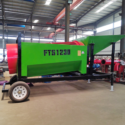 Mini Mobile Trommel Screen Energy-saving Heavy Duty for Alluvial Gold Mining Machine
