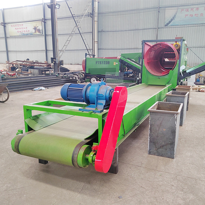 Customized Screen Size Mobile Garbage Trommel Screen for Waste Sorting Line Equipment