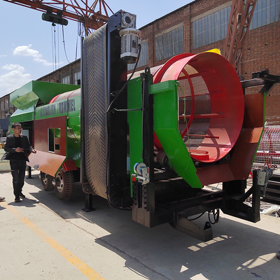 2000 KG Mobile Trommel Screen for Mining Machinery Portable Rotary Drum Washing Machine