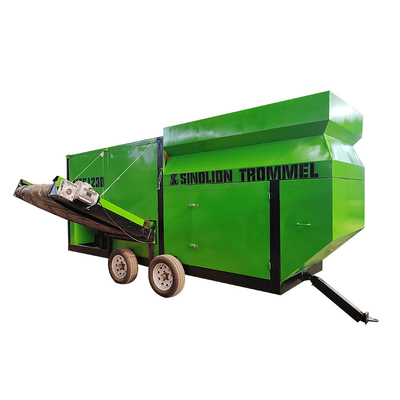 2000 KG Mobile Trommel Screen for Mining Machinery Portable Rotary Drum Washing Machine