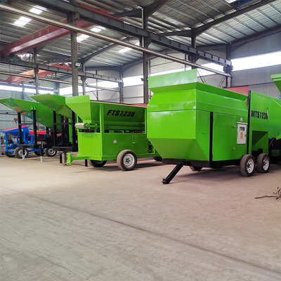 2000 KG Mobile Trommel Screen for Mining Machinery Portable Rotary Drum Washing Machine