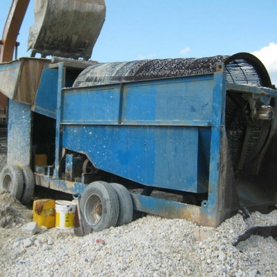 Manufacturing Plant Sand Gold Washing Equipment Mobile Gold Washer Trommel for Colombia