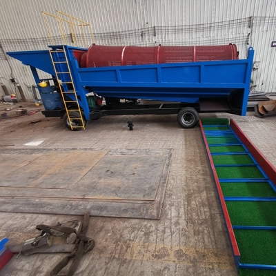 98% Efficiency 5-200tph Gold Mining Sand Gold Wash Plant Machine with Trommel Screen