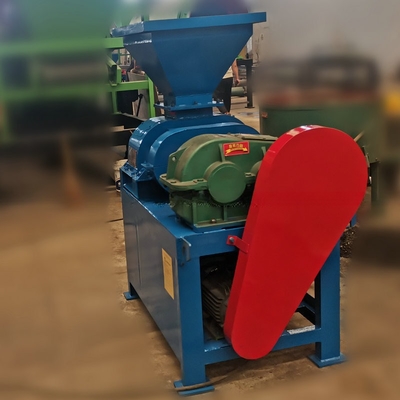 Coal Charcoal Coke Roller Briquette Press Machine with 850KG Weight and AC Motor