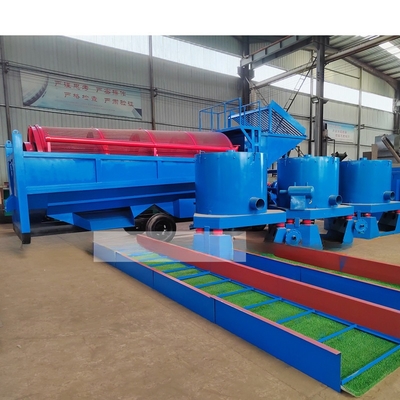 Placer Trommel Screen for Gold and Diamond 30-150 Tons Per Hour Capacity Performance