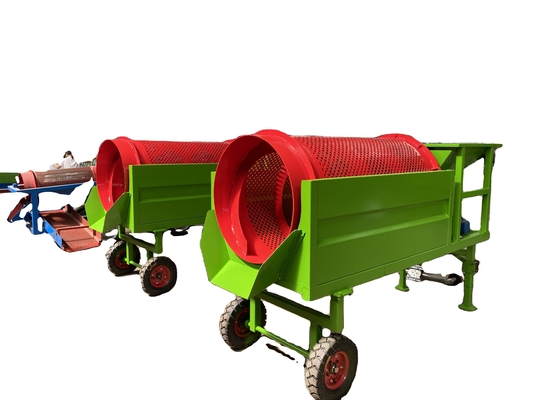 Circular Garden Valley Organics Natural Organic Potting Soil Gravel Sand Topsoil Compost Trommel Screener