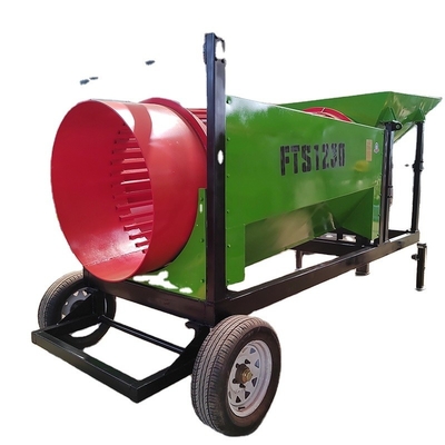 Circular Garden Valley Organics Natural Organic Potting Soil Gravel Sand Topsoil Compost Trommel Screener