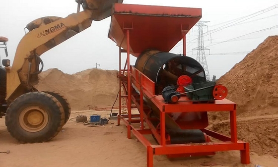 Construction Works Rotary Trommel Drum Sifter Sieve Drum Screening Machine for Mining