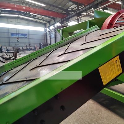 High Capacity Compost Sieve Trommel Screen Machine for White Color Sorting and Sieving