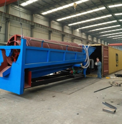 98% Efficiency Mobile Alluvial Gold Trommel Mining Equipment for Gold Washing Plant