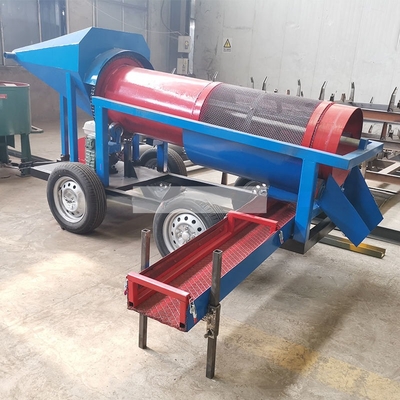 Mini Tromel Portable Gold Mining Trommel Screen Washing Plant with High Capacity