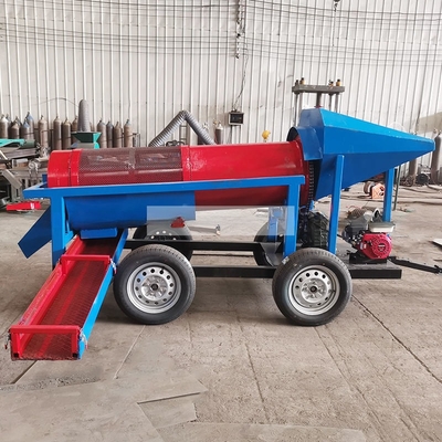 Mini Tromel Portable Gold Mining Trommel Screen Washing Plant with High Capacity