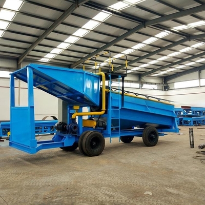 98% Efficiency Small Rotary Trommel Screen for Alluvial Gold Mineral Sand Stone Washing Plant