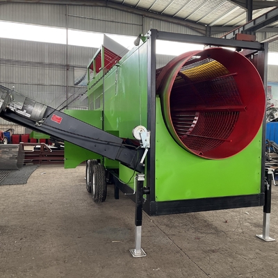 Sprial Separator Depend on Firewood Chip Trommel Screen for Mobile Woodchip Sawdust Best