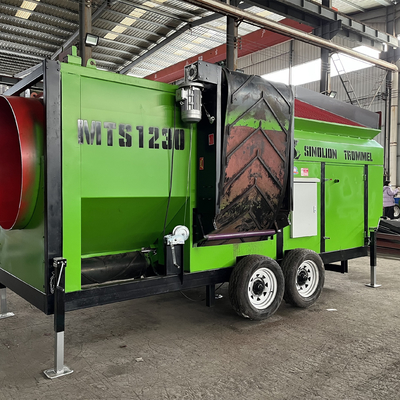 Sprial Separator Depend on Firewood Chip Trommel Screen for Mobile Woodchip Sawdust Best