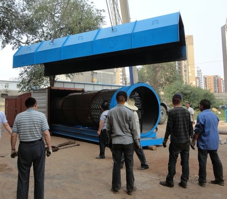 2200 KG Capacity Drum Sand and Gravel Separator with Stainless Steel Screen Material