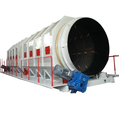 Energy Mining Municipal Solid Waste Sorting and Recycling Machinery Shaftless Garbage Trommel Screen