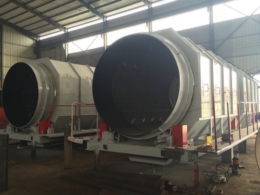 Energy Mining Municipal Solid Waste Sorting and Recycling Machinery Shaftless Garbage Trommel Screen