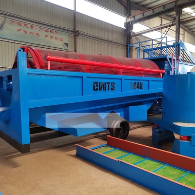 98% Flotation Separator for Small Scale Movable Gold Processing Rotary Trommel Screen