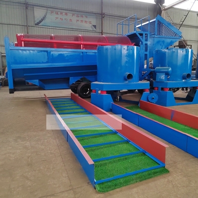 98% Flotation Separator for Small Scale Movable Gold Processing Rotary Trommel Screen