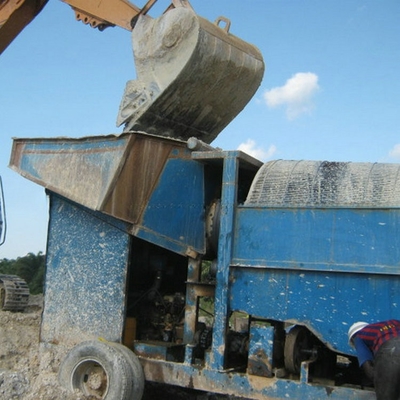98% Efficiency Small Rotary Trommel Screen for Alluvial Gold Mineral Sand Stone Washing Plant