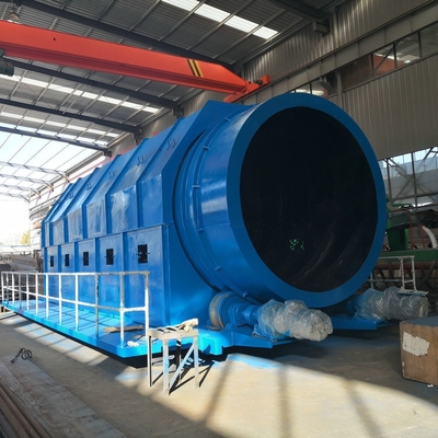 Waste Recycling Machine Drum Screen Sieve Discharge Size Less than 6mm or as Request