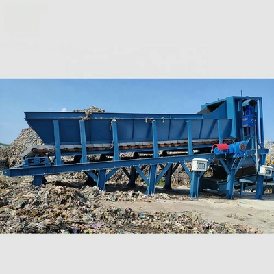Waste Recycling Machine Drum Screen Sieve Discharge Size Less than 6mm or as Request