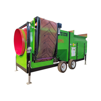 Steel Plate Material Drum Screen Filter for Compost Processing and Versatile Screening