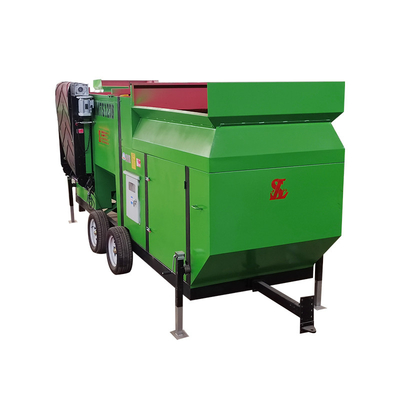 Steel Plate Material Drum Screen Filter for Compost Processing and Versatile Screening